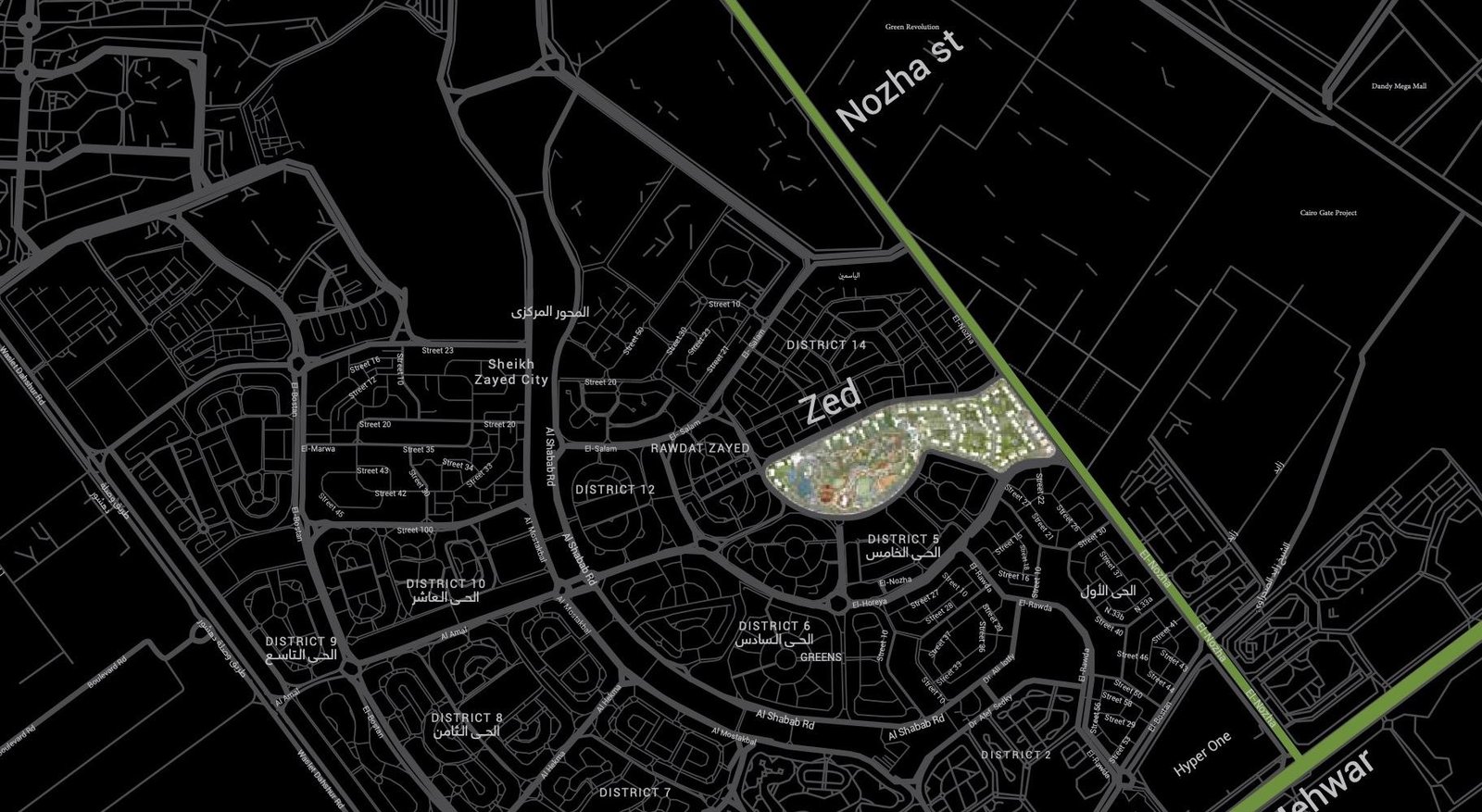 مول زيد ستريب ويست الشيخ زايد 2025 – Zed Strip West Mall