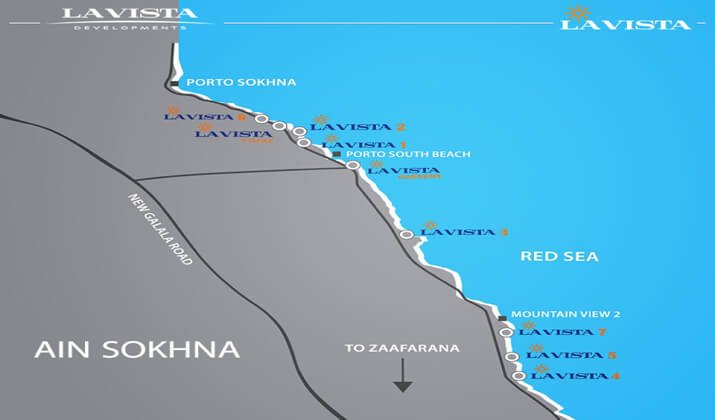 منتجع لافيستا توباز العين السخنة 2025 – La Vista Topaz Ain Sokhna 1 موقع منتجع لافيستا توباز العين السخنة