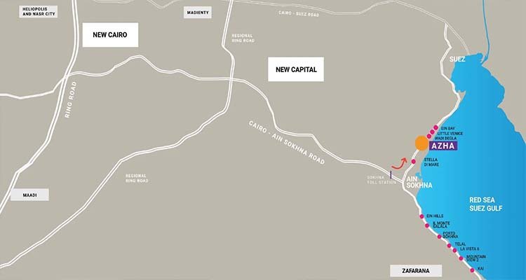 قرية أزها العين السخنة 2025 – Azha Ain Sokhna