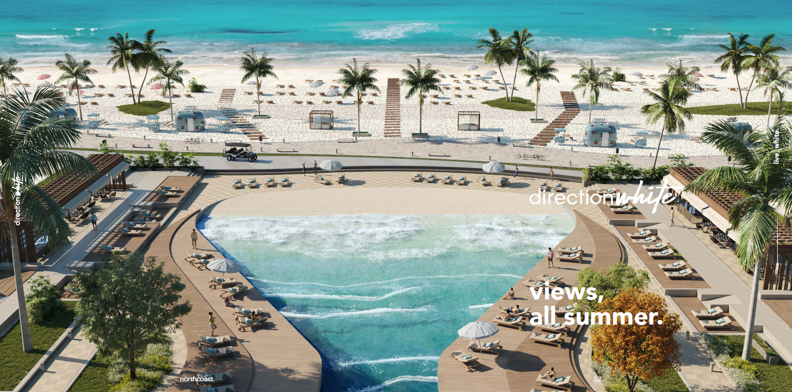 قرية دايركشن وايت الساحل الشمالي 2025 – Direction White North Coast