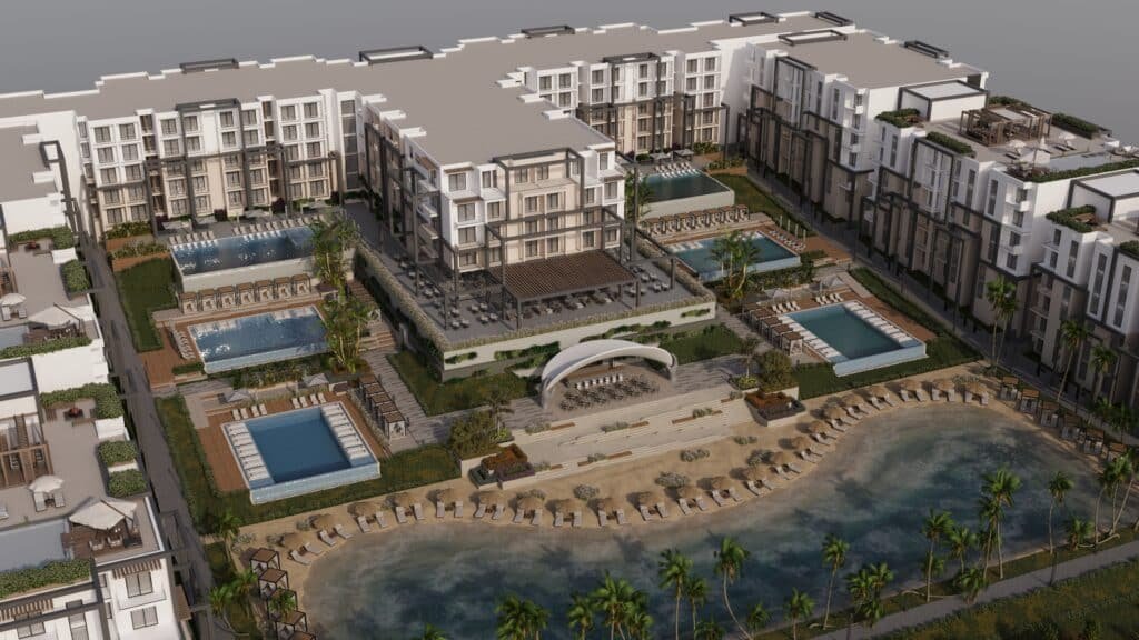 شاليه للبيع في البحر الاحمر قريه مارينا هيلز 67 م 1 مارينا هيلز العين السخنة من اوربت للتطوير