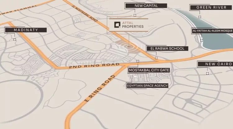 كمبوند ذا 101 المستقبل سيتي 2025 – The 101 Mostakbal City 1 موقع كمبوند ذا 101 المستقبل سيتي