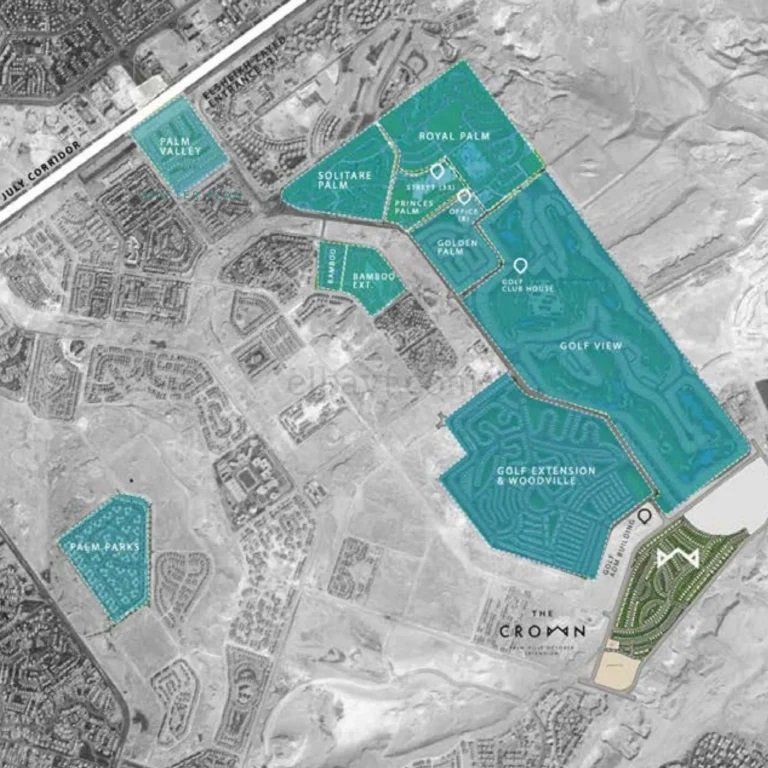 كمبوند ذا كراون بالم هيلز 6 أكتوبر 2025 – The Crown Palm Hills