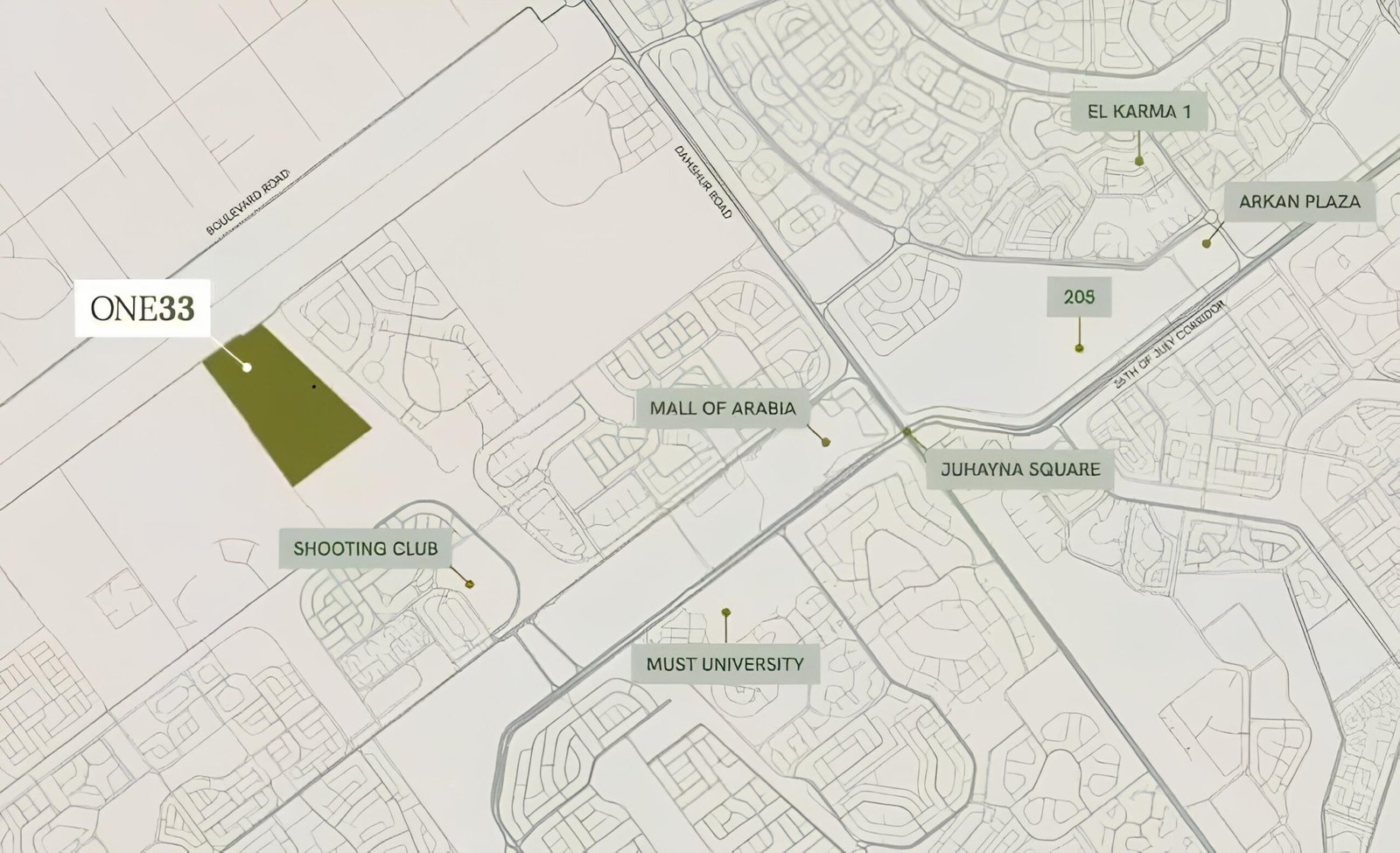 كمبوند وان 33 الشيخ زايد 2025 – One 33 Sheikh Zayed