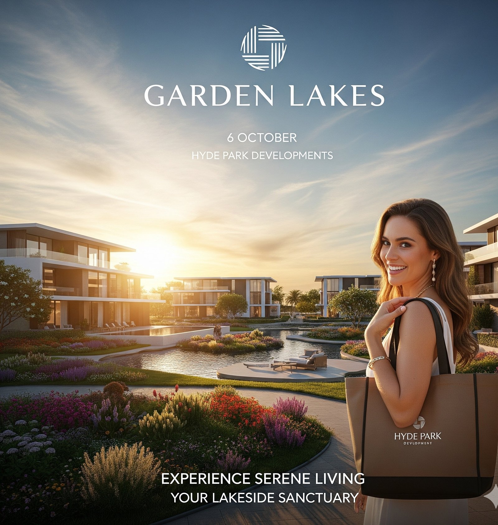 كمبوند جاردن ليكس هايد بارك 6 أكتوبر2025 – Garden Lakes Hyde Park