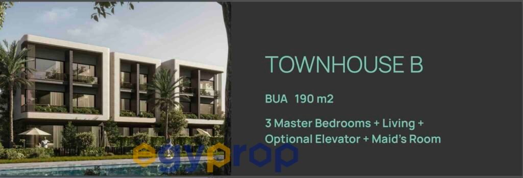 امتلك تاون هاوس للبيع في كمبوند إيست فيل التجمع الخامس 190 م 2 Town-House-East-Ville-Ajna - كمبوند ايست فيل