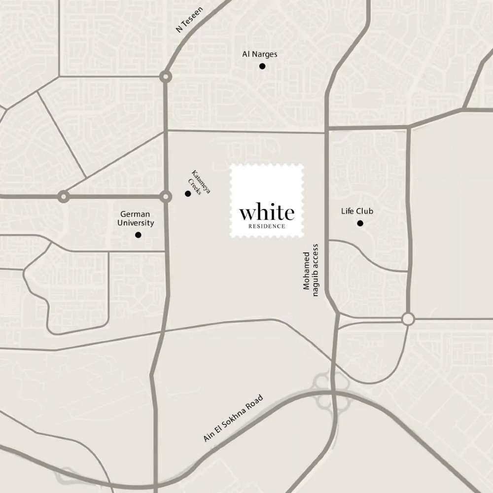 كمبوند وايت ريزيدنس التجمع الخامس 2025 – White Residence New Cairo