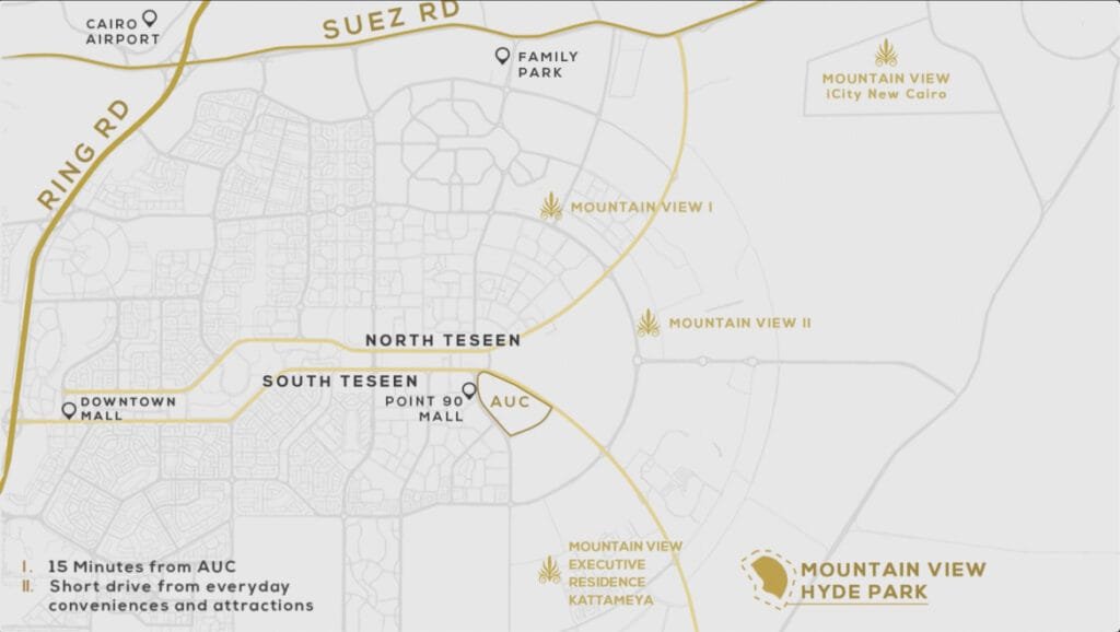 كمبوند ماونتن فيو هايد بارك التجمع الخامس 2025 – Mountain View Hyde Park New Cairo
