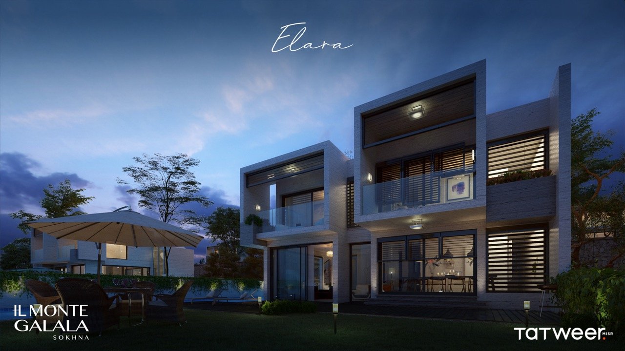 فيلا للبيع في الجلالة العين السخنة 288متر 1 المونت الجلالة