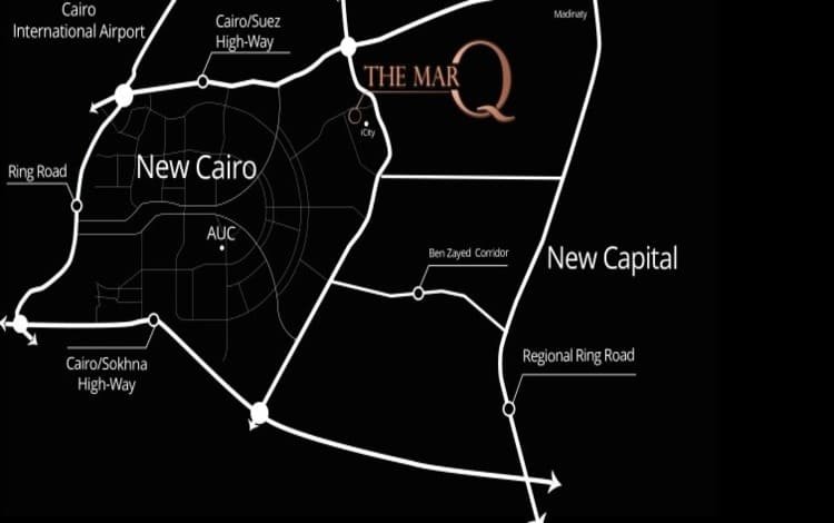 كمبوند ذا مارك التجمع الخامس 2025 – The MarQ New Cairo