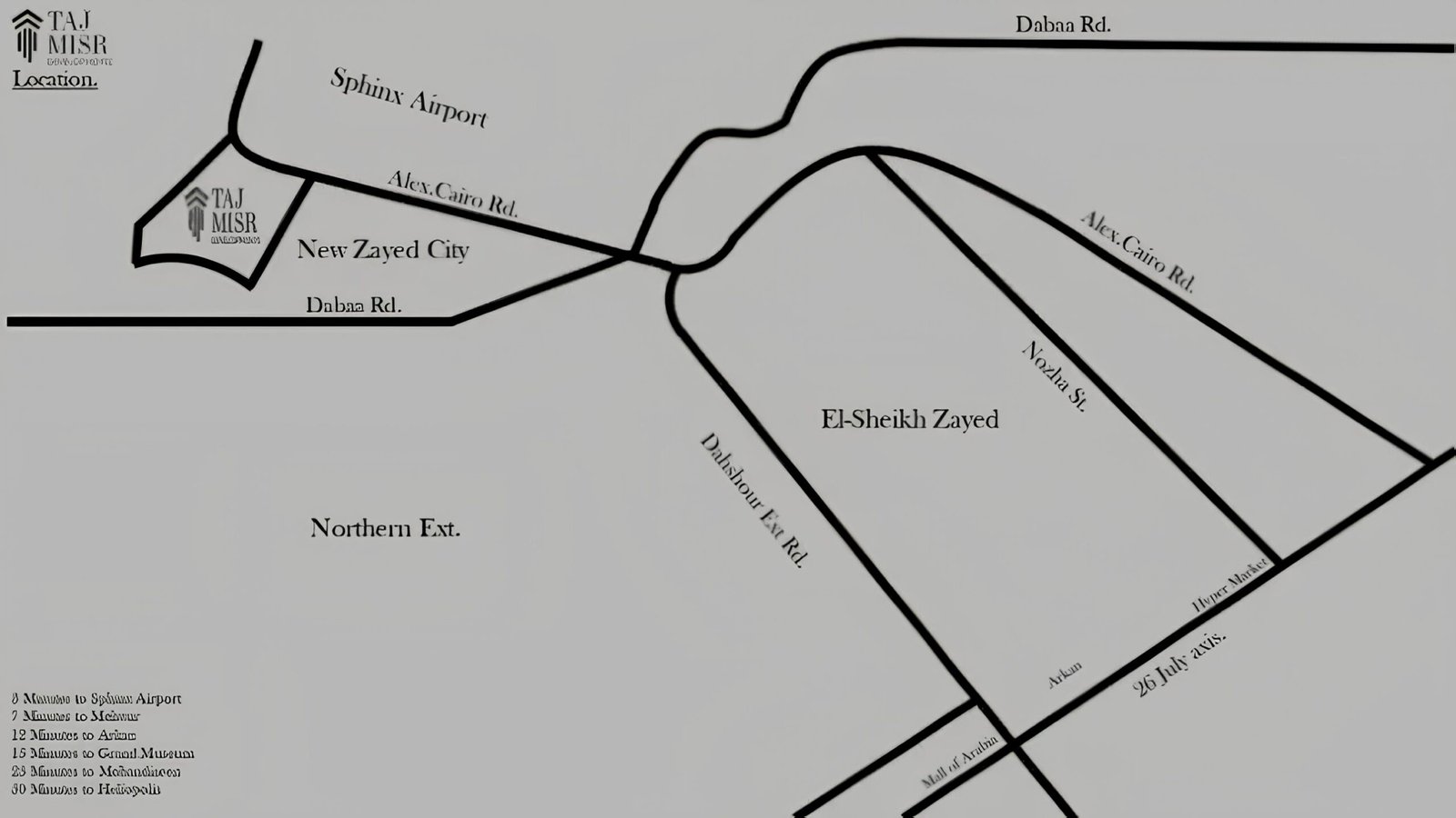 كمبوند دي جويا زايد الجديدة 2025 – De Joya Residence New Zayed 1 موقع كمبوند دي جويا زايد الجديدة