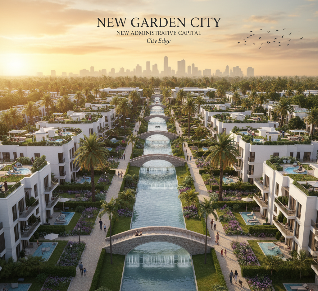 كمبوند نيو جاردن سيتي العاصمة الإدارية 2025 – New Garden City 5 كمبوند نيو جاردن سيتي العاصمة الإدارية