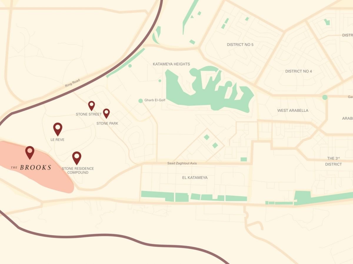كمبوند ذا بروكس القاهرة الجديدة 2025 – The Brooks New Cairo