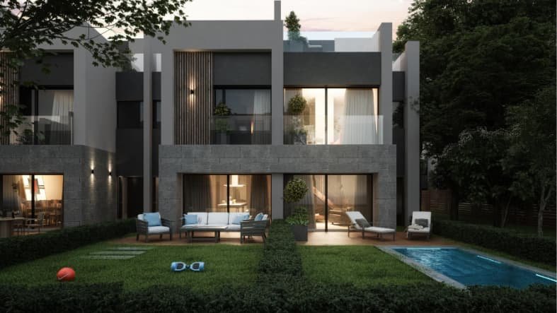 تاون هاوس للبيع 199 متر بكمبوند رير المستقبل سيتي 1 ريرالمستقبل سيتي