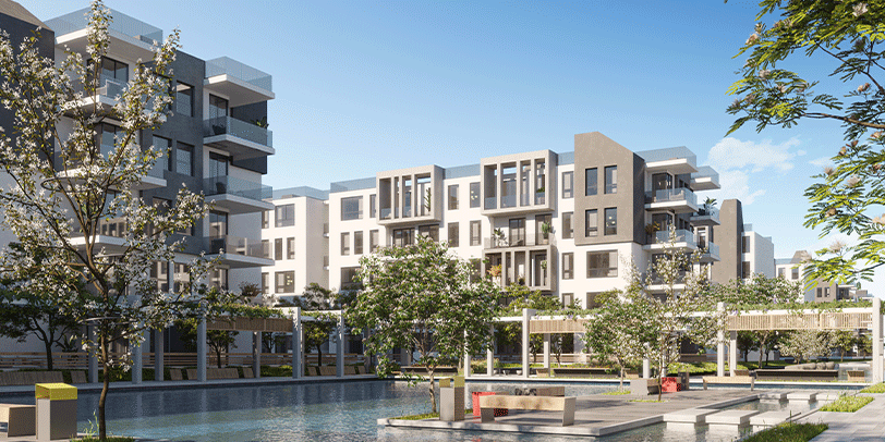 شقة في كومبوند ريفيرز الشيخ زايد باسعار رائعة للبيع 1 ريفيرز