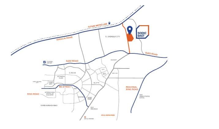 كمبوند إيست تاون التجمع الخامس سوديك 2025 – East Town SODIC New Cairo 1 كمبوند إيست تاون التجمع الخامس سوديك