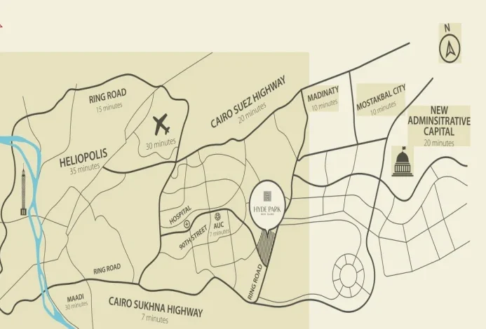 كمبوند بارك واي ريزيدنس التجمع الخامس 2025 – Parkway Residence New Cairo