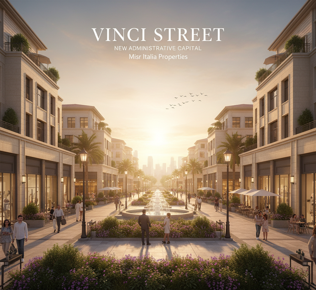 مول فينشي ستريت مصر إيطاليا 2025 – Vinci Street New Capital
