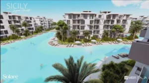 فيلا للبيع في قرية سولاري الساحل الشمالي بمقدم 5%