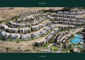 شقة بحديقة للبيع العين السخنة ماجادا تقسيط 8 سنوات