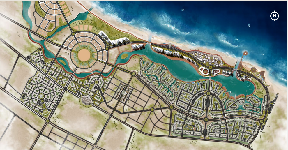 كمبوند مزارين العلمين الجديدة 2025 - Mazarine New Alamein 1 موقع كمبوند مزارين العلمين الجديدة