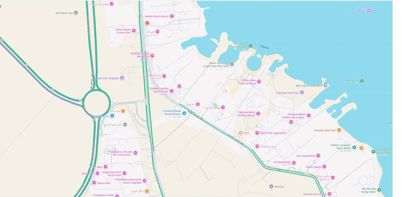 منتجع لا لونا جاردن الغردقة 2025 – La Luna Garden Hurghada