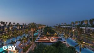  شالية للبيع في كمبوند جي باي العين السخنة اطلالة رائعة  تقسيط 12 سنة