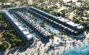  شالية للبيع في كمبوند جي باي العين السخنة باطلالة مميزة بمقدم 5%