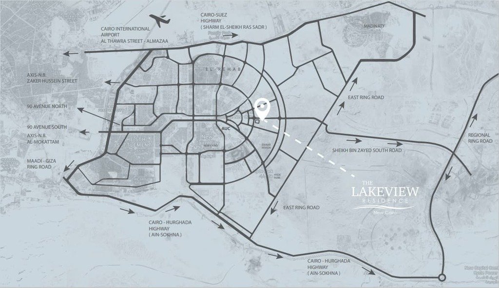 كمبوند ليك فيو التجمع الخامس 2025 – Lake View New Cairo
