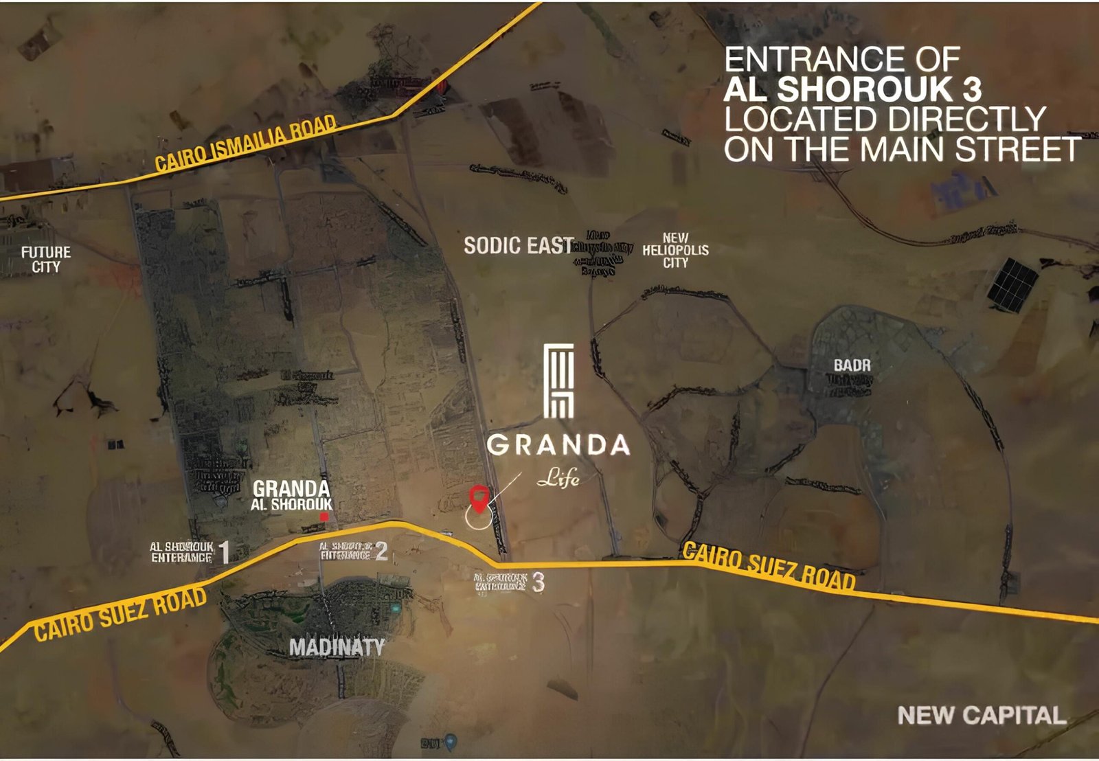 كمبوند جراندا لايف الشروق – Granda Life El Shorouk