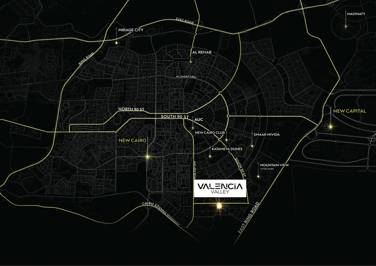 كمبوند فالنسيا فالي التجمع الخامس 2025 – Valencia Valley New Cairo