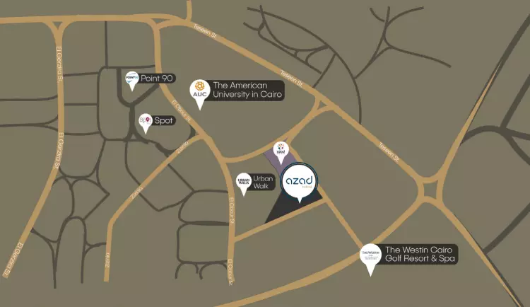 كمبوند أزاد التجمع الخامس 2025 – Azad New Cairo 1 كمبوند أزاد التجمع الخامس