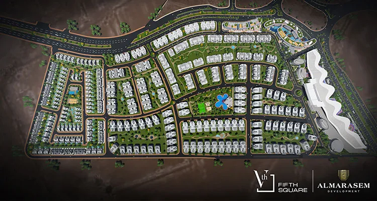 كمبوند فيفث سكوير التجمع الخامس 2025 – Fifth Square New Cairo