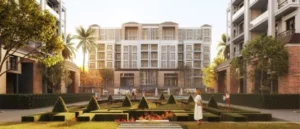 شقة فندقية للبيع في رييل - بيراج القاهرة الجديدة بمساحة 120م² ومقدم 2,456,640 ج.م