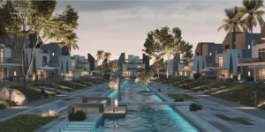 Twinhouse for sale in Rivers 227New Zayedm² ,down payment 264,852 EGP