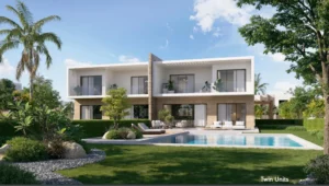 Twinhouse for sale in La Vista 6 400Ain Sokhnam² ,down payment 902,778 EGP