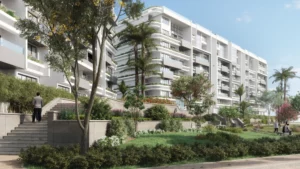 Apartment for sale in Boardwalk 127New Capital Citym² ,down payment 53,158 EGP