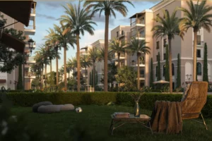 Apartment for sale in Village West 130El Sheikh Zayedm² ,down payment 126,615 EGP