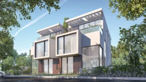 Townhouse for sale in Direction White - Oyster 180Ras El Hekmam² ,down payment 326,667 EGP