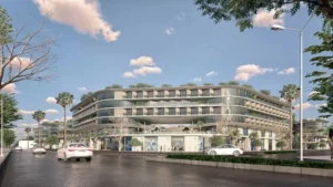 Retail for sale in Double Two Towers 60New Capital Citym² ,down payment 181,566 EGP