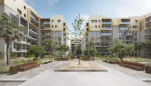 Apartment for sale in Bloomfields 124Mostakbal Citym² ,down payment 67,545 EGP