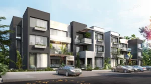 Apartment for sale in La Mirada 107Mostakbal Citym² ,down payment 94,050 EGP