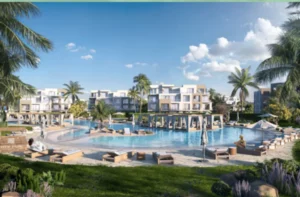 Chalet for sale in Hyde Park North - Seashore 105Ras El Hekmam² ,down payment 182,578 EGP