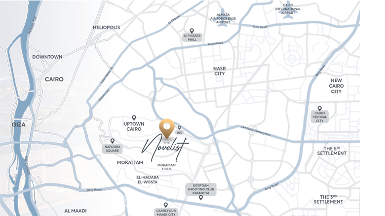 كمبوند نوفليست هايتس المقطم 2025 – Novelist Heights Mokattam
