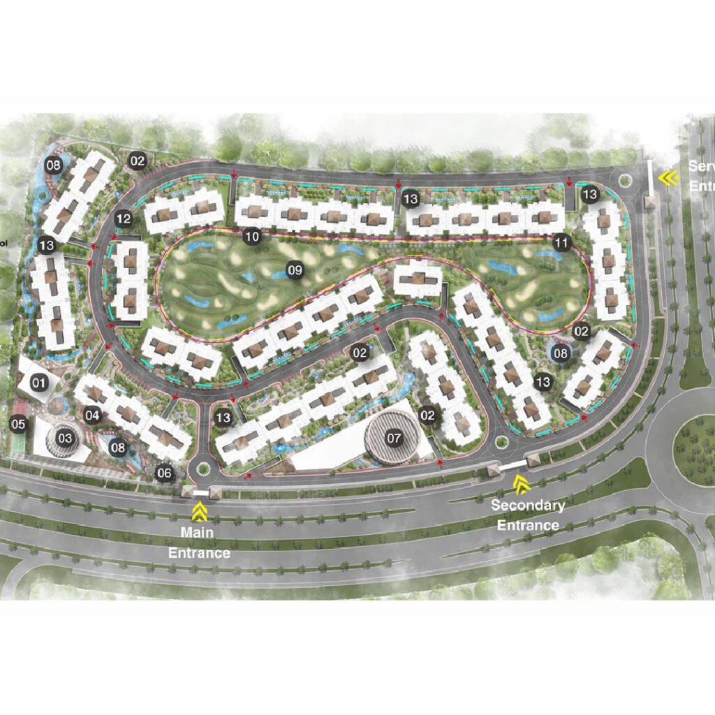 كمبوند سولي جولف ريزيدنس العاصمة 2025 – Suli Golf Residence New Capital 2 تصميم Suli Golf Residence New Capital