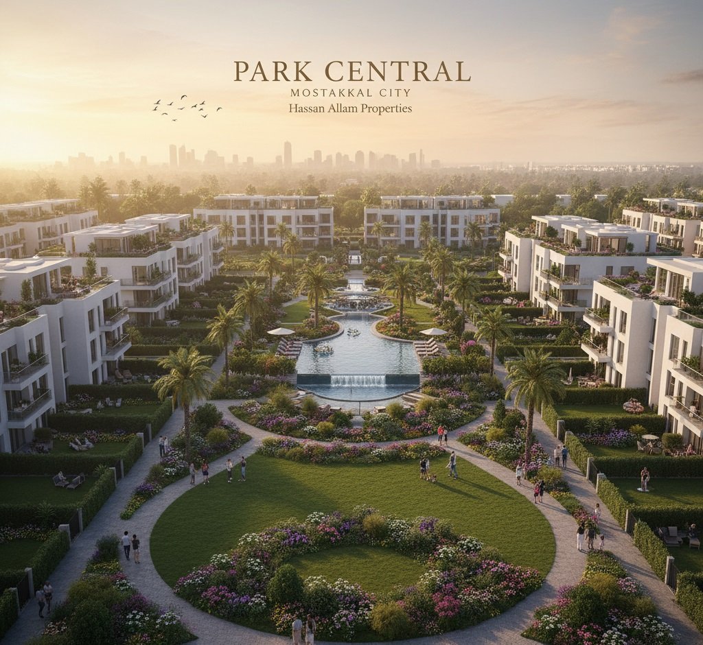 كمبوند بارك سنترال المستقبل سيتي 2025 – Park Central Hassan Allam