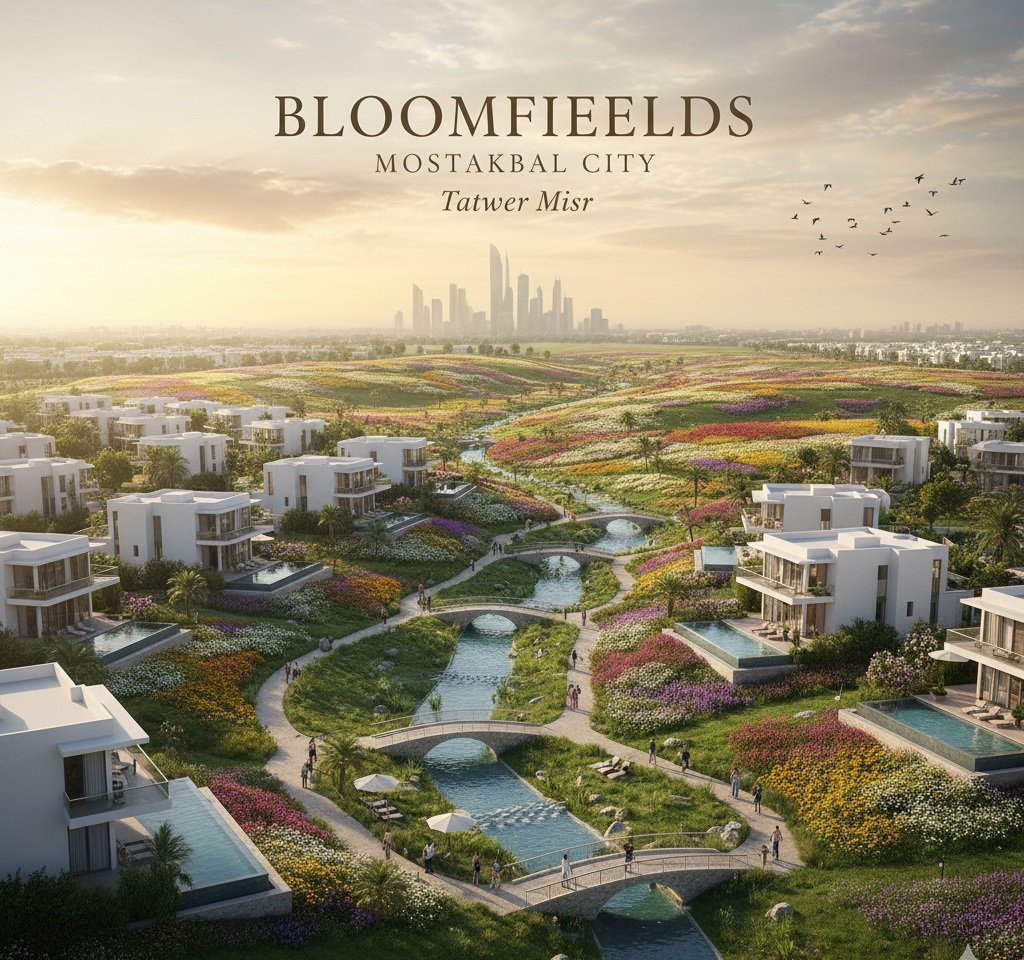 كمبوند بلوم فيلدز المستقبل سيتي 2025 – Bloomfields Mostakbal City