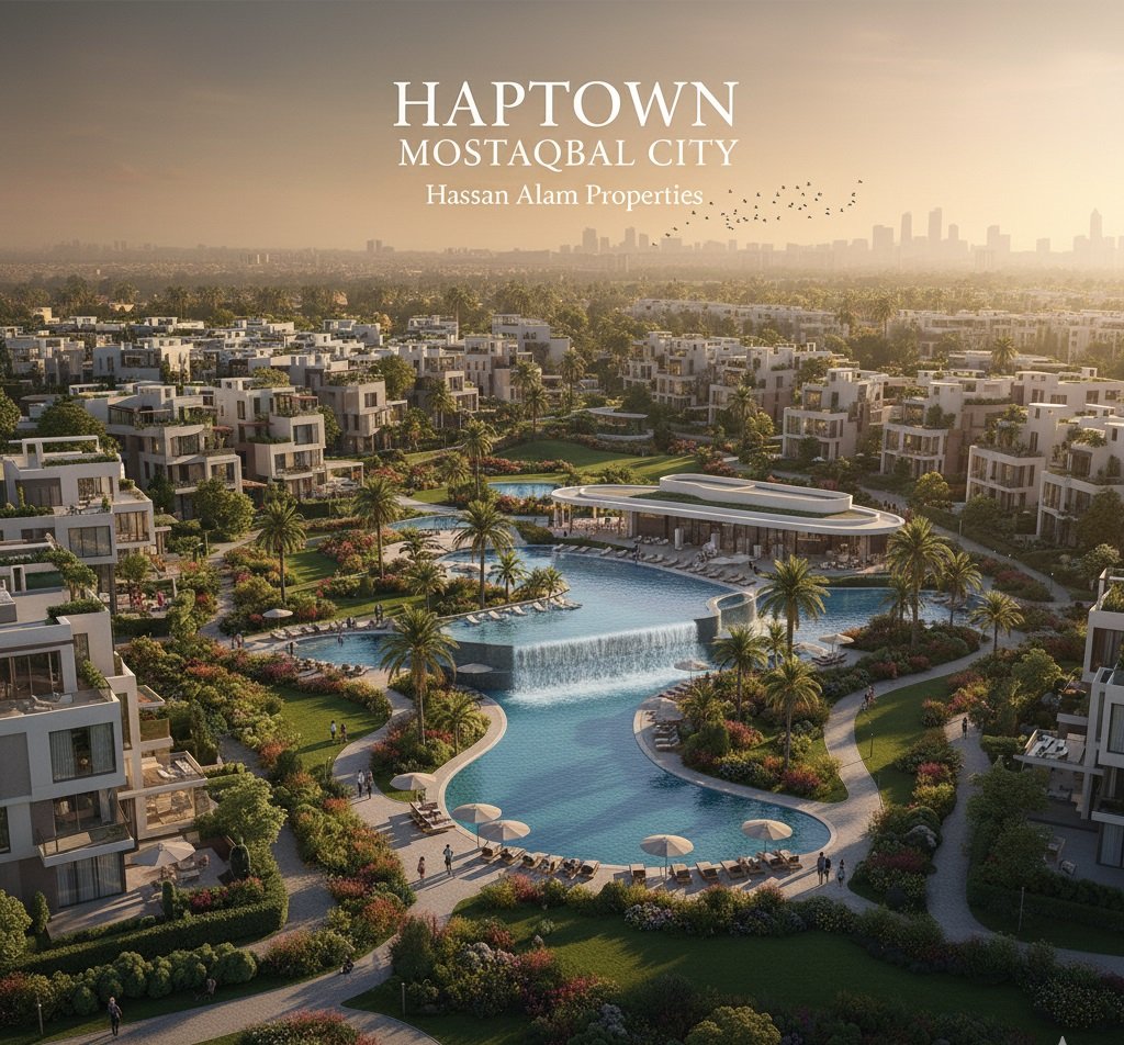 كمبوند هاب تاون حسن علام 2025 – HapTown Mostakbal City