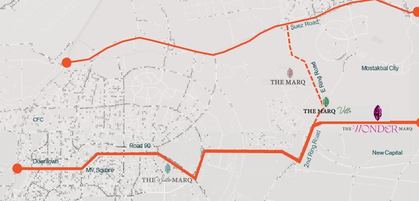 كمبوند ذا وندر مارك المستقبل سيتي 2025 – The Wonder Mark Mostakbal City