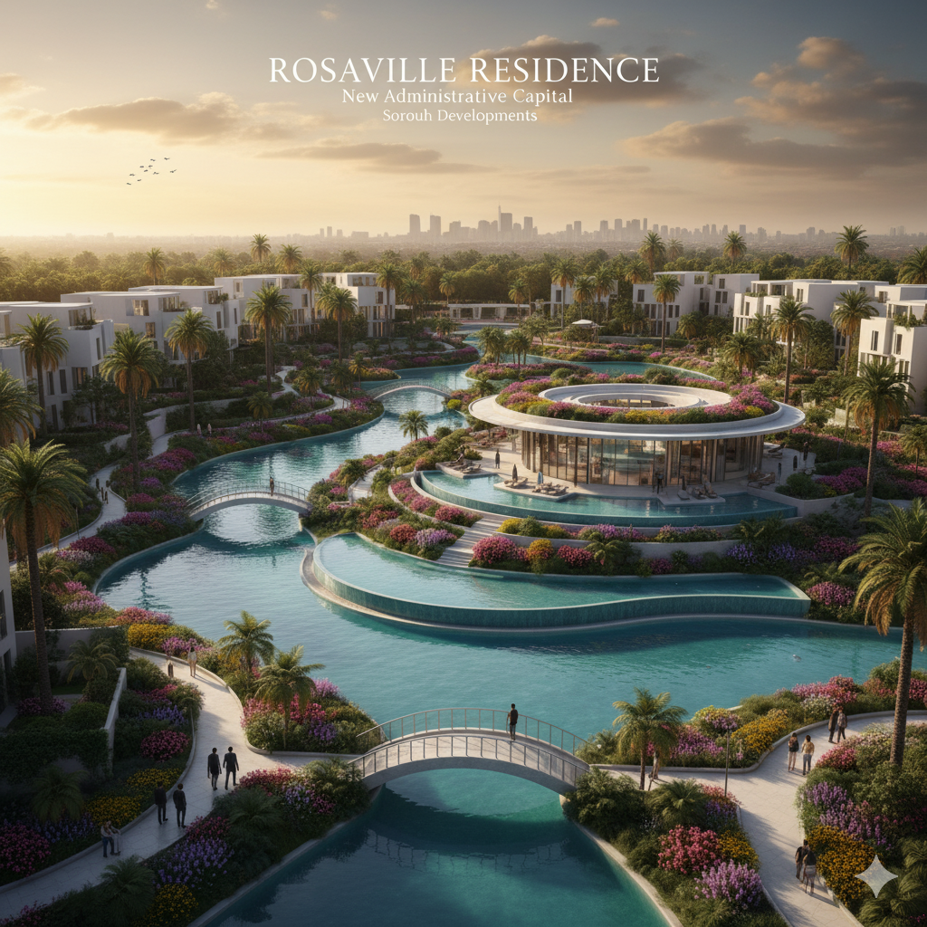 كمبوند روزفيل العاصمة الإدارية الجديدة 2025 – Roseville Residence 5 كمبوند روزفيل العاصمة الإدارية الجديدة